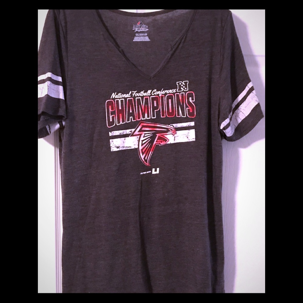 Majestic ATL Falcons championship short-sleeve tee
